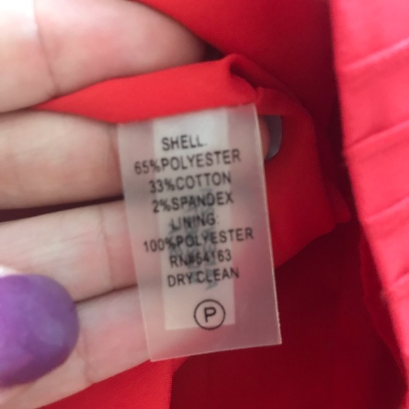 Marc New York by Andrew Marc Red Dress Size 2 - Picture 6 of 6